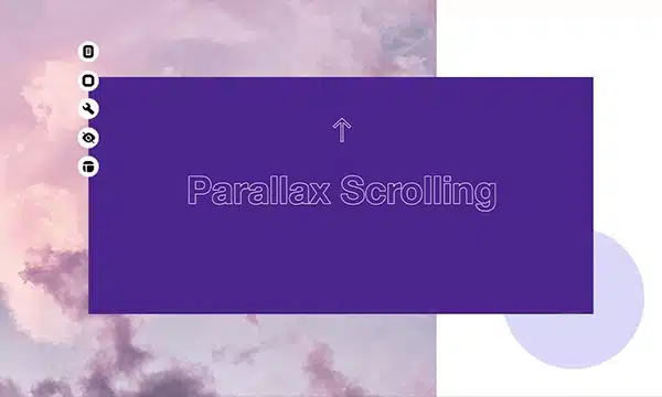 Parallax Scrolling in website designing